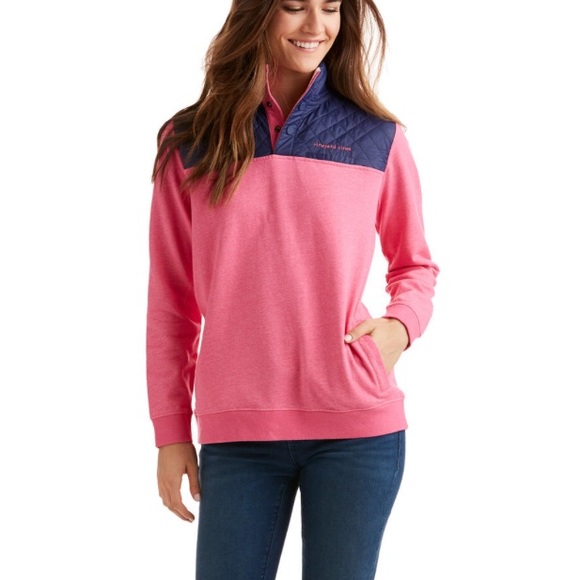 Vineyard Vines Tops - NWT Vineyard Vines Quilted Nylon Snap Shep Top